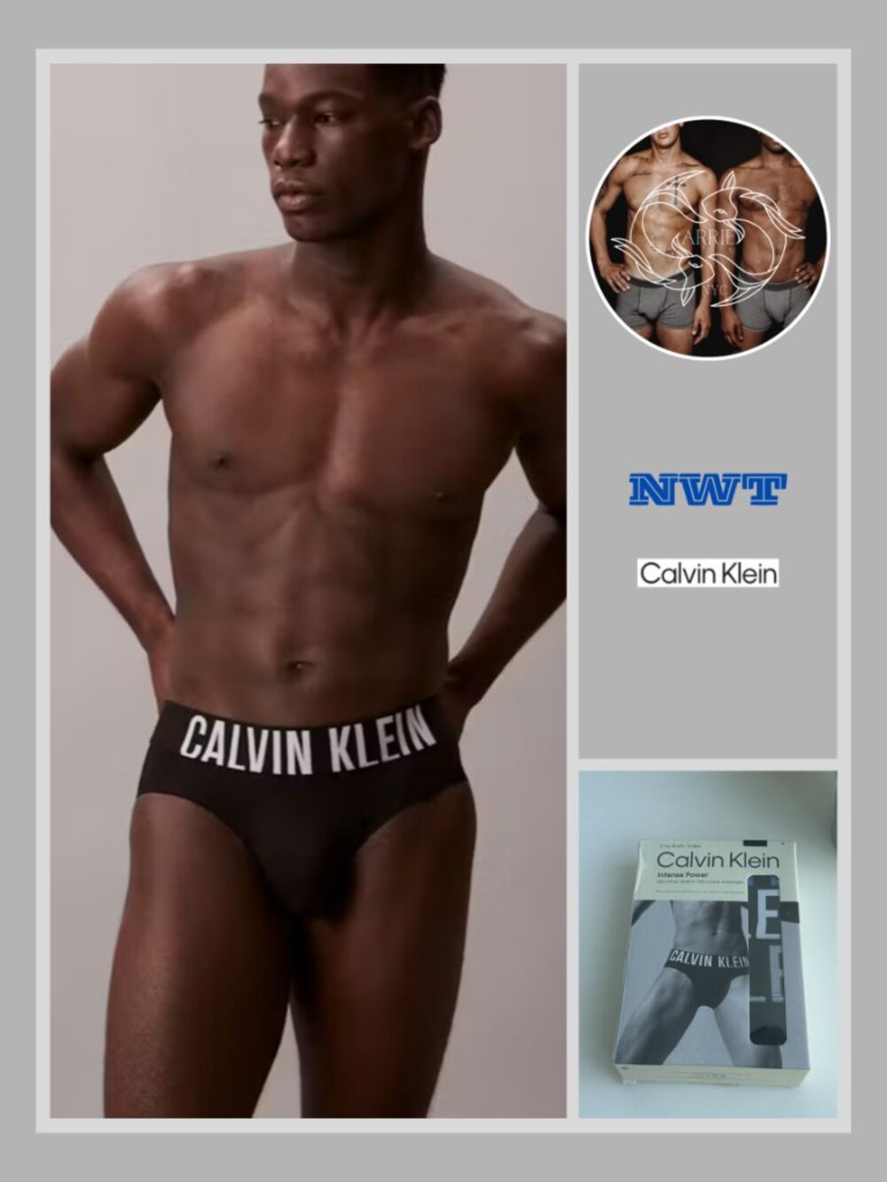 Calvin Klein - Intense Power Micro 3 Pack Briefs - Black (M)
